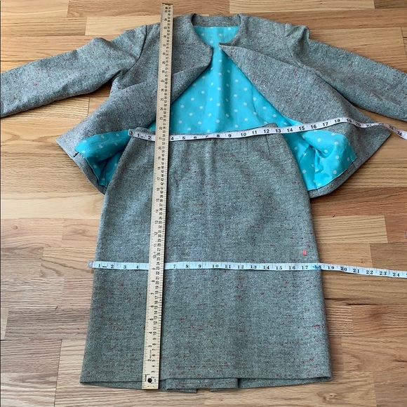 VTG 60s wool tweed 2pc suit Custom - Picture 8 of 8